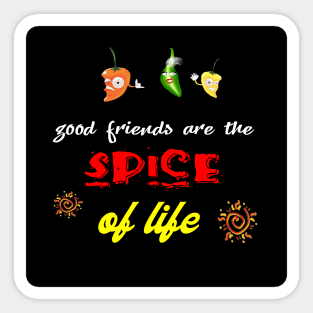 The spice of life Sticker